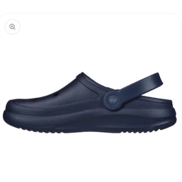 SKECHERS MENŚ FOAMIES - SUMMER CHILL SIZE 8 NAVY - Picture 4 of 9